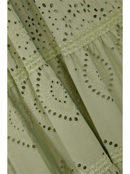 Abito Sangallo in cotone Pistacchio NO SECRETS | 251NS044PISTACCHIO